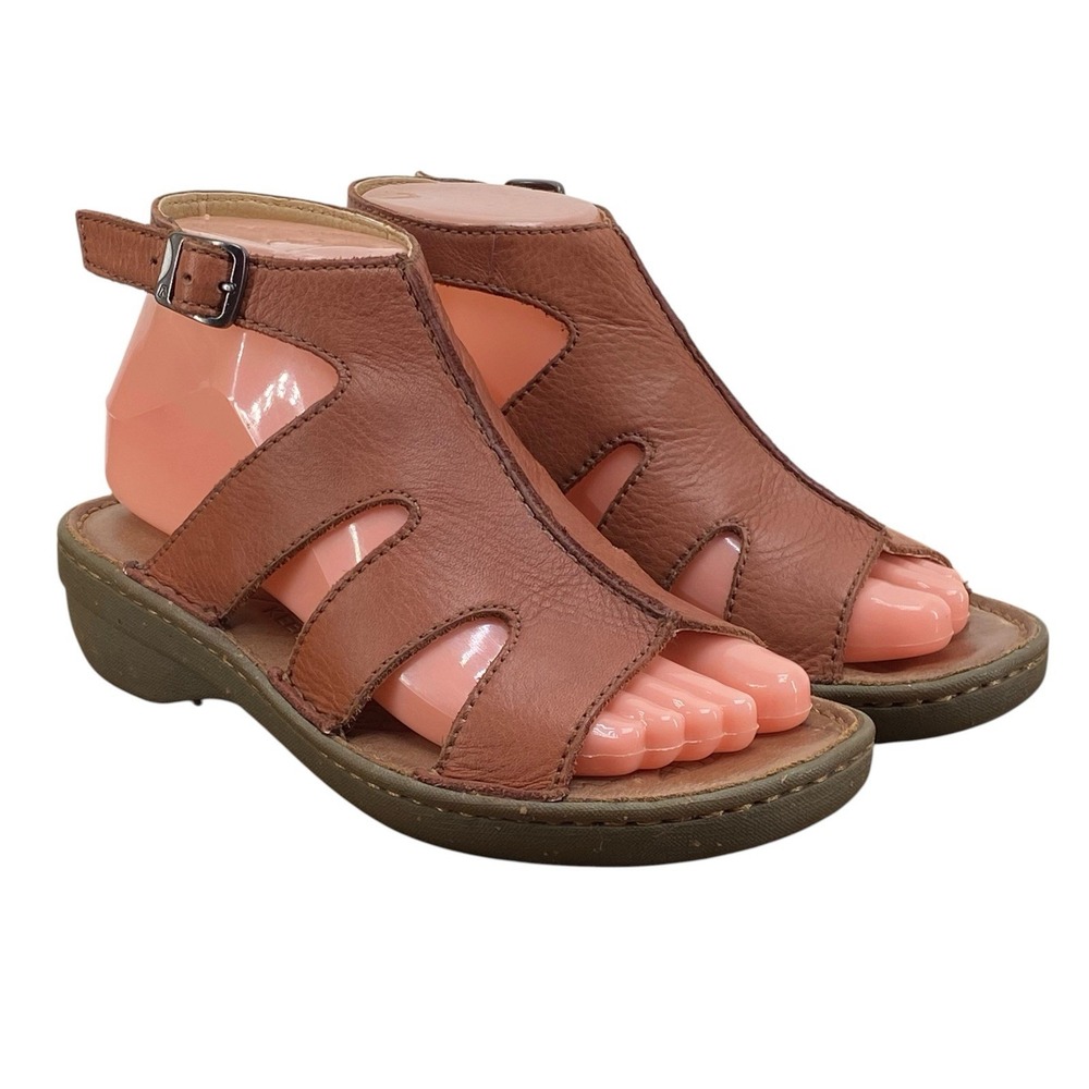KEEN Sienna Mary Jane Sandals Women's Size 6 Brown Leather Comfort Fisherman